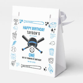 It’s Game Time Baseball 1st Birthday – Fun Kids  Bedankdoosjes