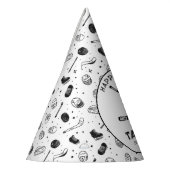 It’s Game Time Hockey 5th Birthday Party Feesthoedjes (Links)