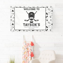 It’s Game Time Hockey 5th Birthday Party Spandoek