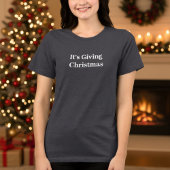 It’s Giving Christmas • Funny Holiday Tri-Blend Shirt