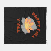 It’s Happy Fall Y’all Retro Classic Fleece Deken (Voorkant (Horizontaal))
