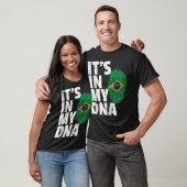IT_S in MIJN DNA Braziliaanse Vlag Mannen Women Pr T-shirt (Unisex)