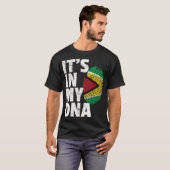 IT_S in MIJN DNA-Guyana vlag Pride National Land T-shirt (Voorkant volledig)