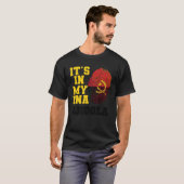 It s In My DNA Angolan Flag Perfect Angola T-shirt (Voorkant volledig)