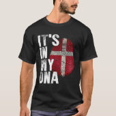 It s in my DNA Denmark Flag Danish T-shirt (Voorkant)