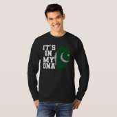It s In My DNA Pakistani Flag pakistan T-shirt (Voorkant volledig)