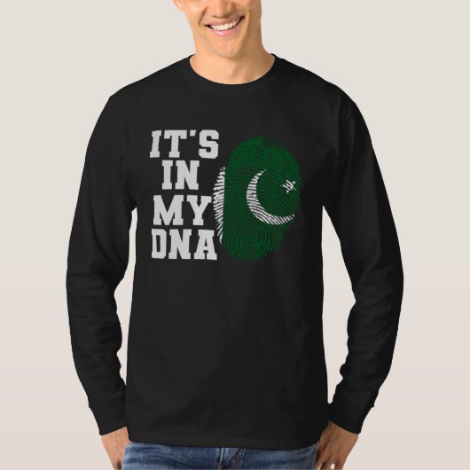 It s In My DNA Pakistani Flag pakistan T-shirt (Voorkant)