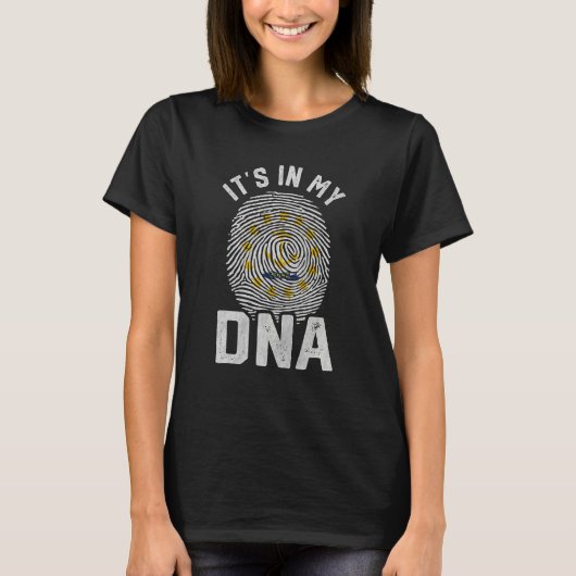 It s In My DNA Rhode Island Flag Mens Womens Pride T-shirt (Voorkant)