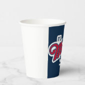It’s Maye Time | Red White and Blue Gameday Papieren Bekers (Rechts)