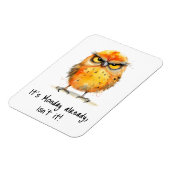 It’s Monday Already Isn’t It Grumpy Bird Funny Magneet (Linkerzijde)