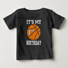It’s My 1st Birthday Basketball Design