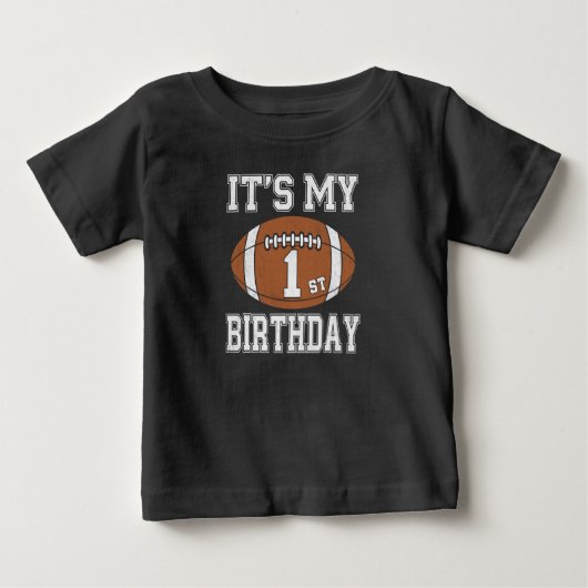 It’s My 1st Birthday Football Design (Voorkant)