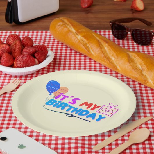 IT´S MY BIRTHDAY TODAY PAPIEREN BORDJE (Picknick)