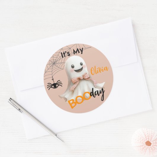 It’s My BOOday – Spooky Sweet Celebration Ronde Sticker (Envelop)