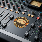 It’s Not Clipping, It’s Character – Audio Engineer Ronde Sticker