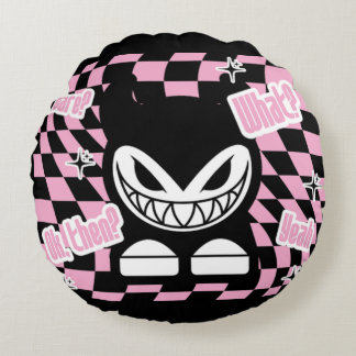 It’s Not Labubou, It’s Lachouchou | Pink Aesthetic Rond Kussen