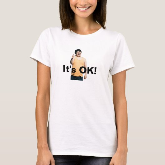 "It’s OK!" Graphic Tee – Spread Good Vibes T-shirt (Voorkant)