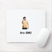 “It’s OK!” Mouse Pad – Positivity at Your Fingerti Muismat (Met muis)