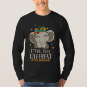 It s Ok to Be Different Autism Awareness Puzzle El T-shirt (Voorkant)