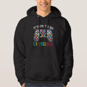 It s Ok To Be Different Games Controller Autism Aw Hoodie (Voorkant)