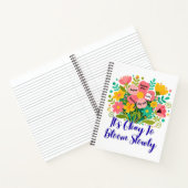 It’s Okay To Bloom Slowly Notitieboek (Binnen)