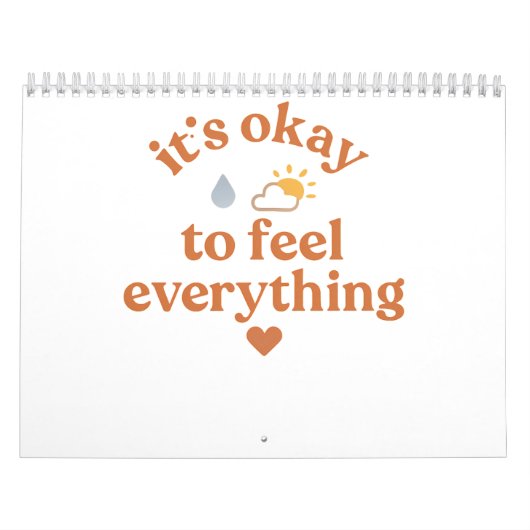 It’s Okay To Feel Everything shirt Mental Health  Kalender (Hoes)
