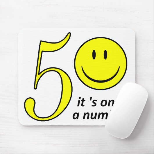 it 's only a number 50 muismat (Met muis)