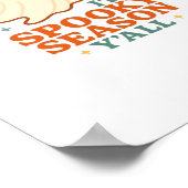 It’s Spooky Season Y’all Cowboy Boo Poster (Hoek)