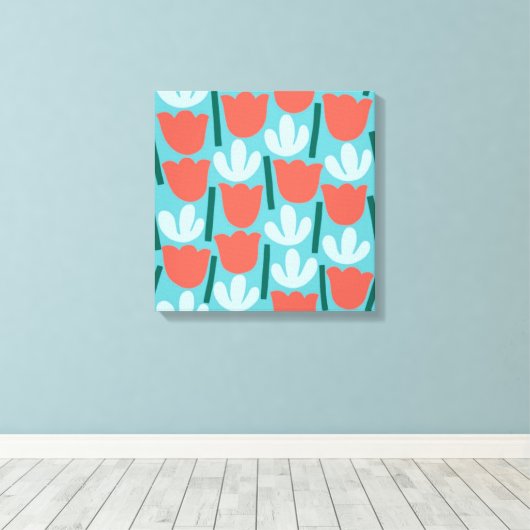 IT’S SPRING Canvas Print (Insitu (Houten vloer))