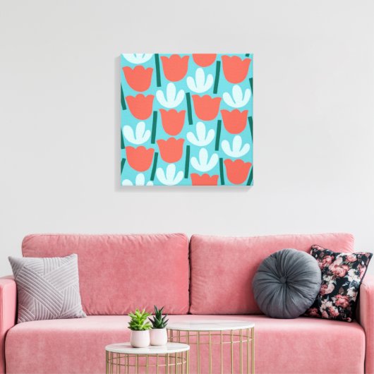 IT’S SPRING Canvas Print (Insitu (Woonkamer))