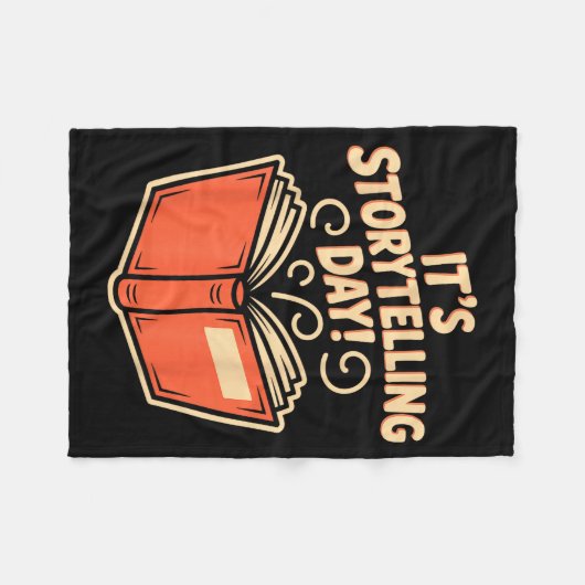 It’s Storytelling Day Writing Creative Narrator St Fleece Deken (Voorkant (Horizontaal))