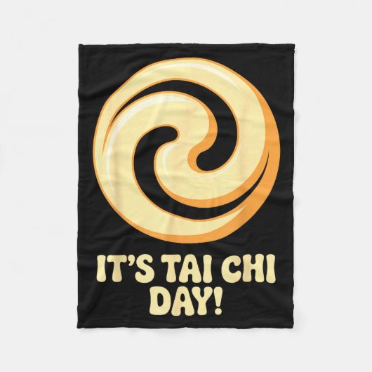 It’s Tai Chi Day Martial Arts Wellness Meditation  Fleece Deken (Voorkant)