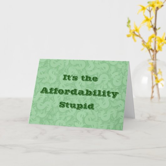 It’s the Affordability Stupid Kaart (Gele Bloem)