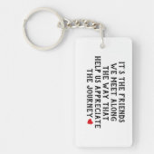 It’s the Friends We Meet Along the Way Sleutelhanger (Voorkant)