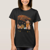 It’s The Most Wonderful Time Goldendoodle Pumpkins T-shirt (Voorkant)