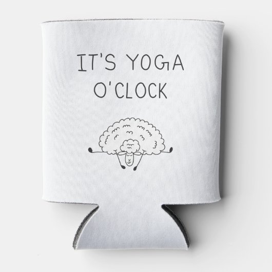 It’s Yoga O’Clock Sheep Blikjeskoeler (Voorkant)