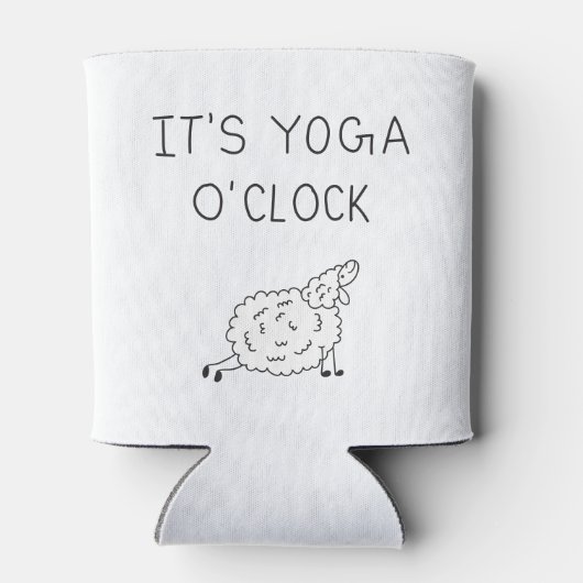 It’s Yoga O’Clock Sheep Blikjeskoeler (Achterkant)