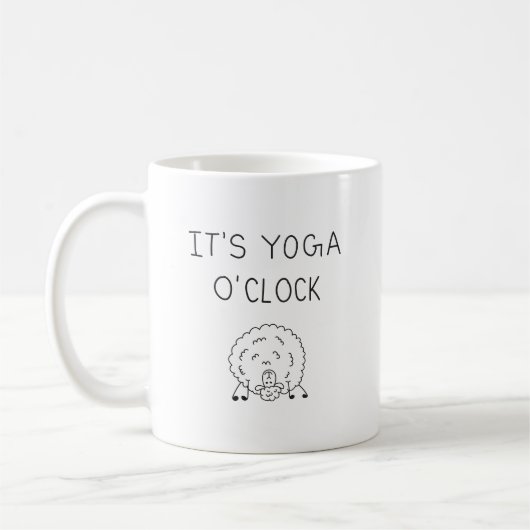 It’s Yoga O’Clock Sheep Koffiemok (Links)