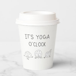 It’s Yoga O’Clock Sheep Papieren Bekers