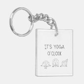 It’s Yoga O’Clock Sheep Sleutelhanger (Voorkant Links)