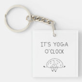 It’s Yoga O’Clock Sheep Sleutelhanger (Voorkant)