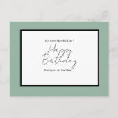 It’s Your Special Day – Happy Birthday Postcard Briefkaart (Voorkant)