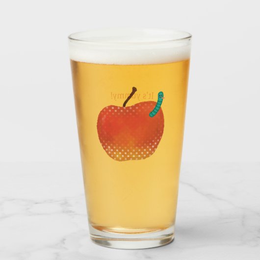 It’s yummy! glas (Voorkant gevuld)