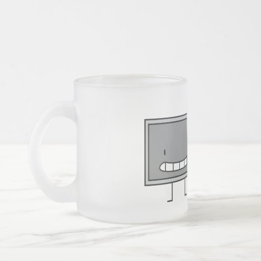 IT-schermmuis met computertower voor computerfamil Matglas Koffiemok (Links)