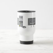 IT-schermmuis met computertower voor computerfamil Reisbeker (Center)