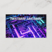 IT-Security expert printplaat mainboard cpu Visitekaartje (Voorkant)