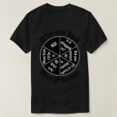IT Service Desk Wheel of Answer Information Techno T-shirt (Design voorkant)