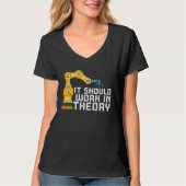 It Should Work In Theory Artificial Intelligence R T-shirt (Voorkant)