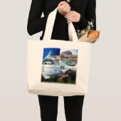 IT Sicilië - Etna Volcano - Cefalu' - Taormina - Grote Tote Bag (Voorkant (product))