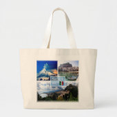 IT Sicilië - Etna Volcano - Cefalu' - Taormina - Grote Tote Bag (Voorkant)